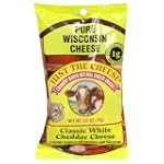 Just the Cheese Mini Round Snacks, Classic White Cheddar, 0.5-Ounce Bags (Pack of 16)