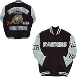 G-III Oakland Raiders Canvas Super Bowl Commemorative Varsity Jacket