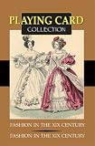 Eigenschaften Königsfurt Urania / Künstlerspielkarten. Mode des 19. Jahrhunderts. Karten