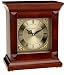 New London Chancellor Brown Cherry Mantel Clock