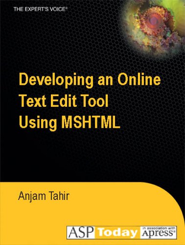 Developing an Online Text Edit Tool Using MSHTML
