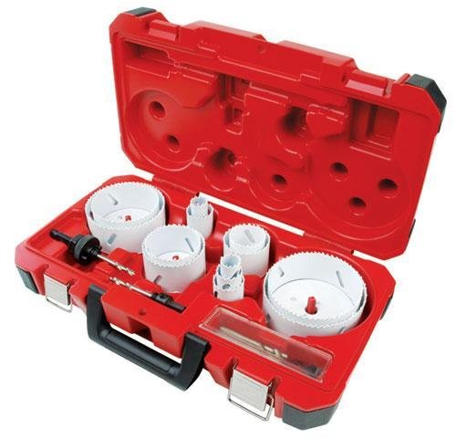 Milwaukee 49-22-4155 Master Plumbers Ice Hardened Hole Saw Kit,  18-Piece