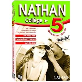 Nathan Coll�ge 5eme : Fran�ais - Math�matiques - Anglais