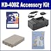 Konica KD-400Z Digital Camera Accessory Kit includes: ZELCKSG Care & Cleaning, SDNP500 Battery, SDM-152 Charger, KSD2GB Memory Card