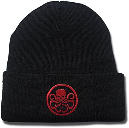 JIUWEI Hydra Logo Beanie Fashion Unisex Embroidery Beanies Skullies Knitted Hats Skull Caps