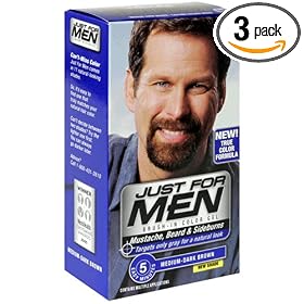 Just for Men Shampoo-In Hair Color, Sandy Blond 10, 1 application, (Case of 3)