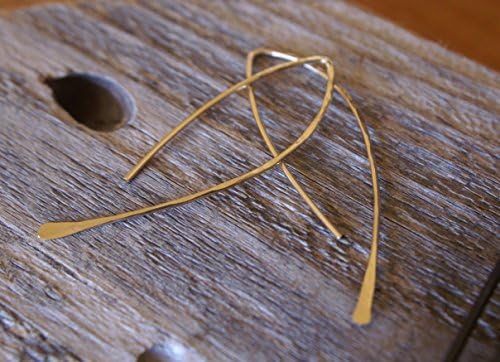 14K Gold Filled Feather Earrings