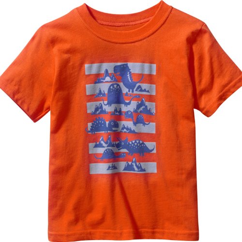 Patagonia Kinder Shirt BABY MONSTER MASH TS, CLEMENTINE, 24M, 60402_233 Preisvergleich