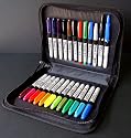 Sharpie Marker Sampler Set- 24 Sharpies in a Zip Up Travel Case