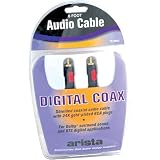 Arista 18-5460 24k Gold Plated Digital RCA Plugs
