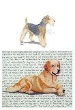 Lakeland Terrier Glass Cutting Board
