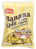 Necco Banana Split Candy Chews, 5-Ounce Bags (Pack of 12)