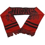 Reebok Chicago Blackhawks Red-Black Game Day Reversible Scarf