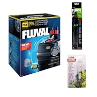 Fluval 106 Canister Filter With E 100 Heater And Thermometer