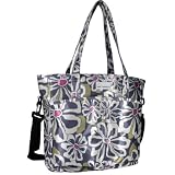 New Orleans Shoulder Diaper Bag - Charcoal Floral
