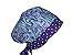 Surgical Scrub Hat Cap Blue Teal Purple Paisley Pixie Dots