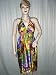 Bollywood Designer - Womens Wear Multicolor Satin Sexy Maxi Party Dress