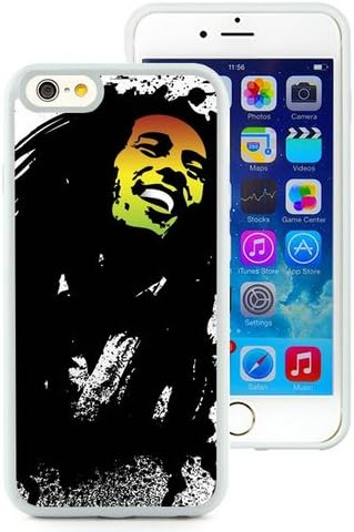 iPhone 6 Case,Bob Marley 1 White Shell Cover For iPhone 6S 4.7 Inches,TPU Skin