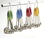 Stainless Steel Yellow Grip Measuring Spoons, Set of 5