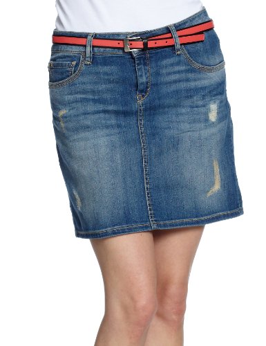 MEXX Damen Rock (mini) N1ME4973, Gr. 27, Blau (447) Preisvergleich
