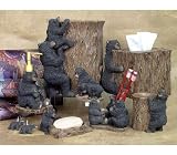 Black Bear Lodge Bathroom Accessories Collection