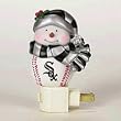 Chicago White Sox 5" Snowman Night Light - MLB Baseball