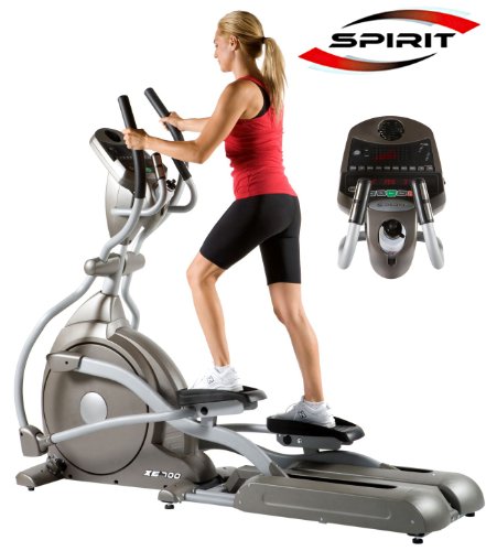 Spirit Fitness Spirit XE700 Elliptical Cross Trainer Commercial Quality - Lifetime Frame & Braking/10 Years Parts & 3 Years on-site Labour Warranty
