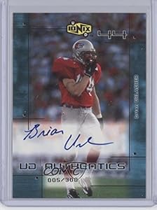 Brian Urlacher #5/300 Chicago Bears (Football Card) 2000 UD Ionix UD Authentics #BU