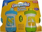 Sip & Smile Handle Soft Spout Cup 7-oz - 2 pk - Blue / Green