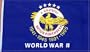 Grateful Nation Remembers (World War 2) Flag - 3 foot by 5 foot Polyester (NEW)