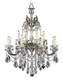 Pecaso Lighting 4900-8-4-PE HH Romanza Crystal Chandelier