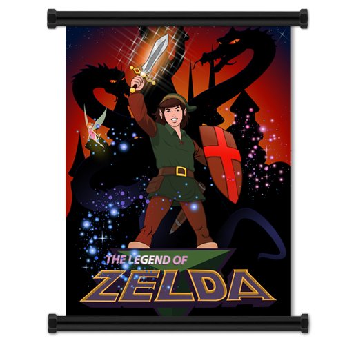 Legend of Zelda: Complete Animated Series with Cloth Wall Scroll Poster (32 x 42 inches)