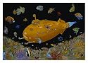 Tom Masse (Yellow Submarine) Blacklight Art Poster Print - 22" X 32"