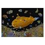Tom Masse (Yellow Submarine) Blacklight Art Poster Print - 22" X 32"