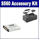 Nikon Coolpix S560 Digital Camera Accessory Kit includes: SDENEL11 Battery, ....