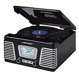 Buy Crosley CR711 Autorama Turntable with AM FM Radio, Black  by Crosley