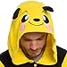 Silver Lilly Unisex Adult Pajamas - Plush One Piece Cosplay Bee Animal Costume