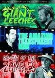 3 Classic Horrors Of The Silver Screen - Vol. 7 - Attack Of The Giant Leeches / The Amazing Transparent Man / Revolt Of The Zombies [DVD]