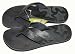 Reef Yeehaw Womens Black Leather Flip-Flops Sandals Shoes