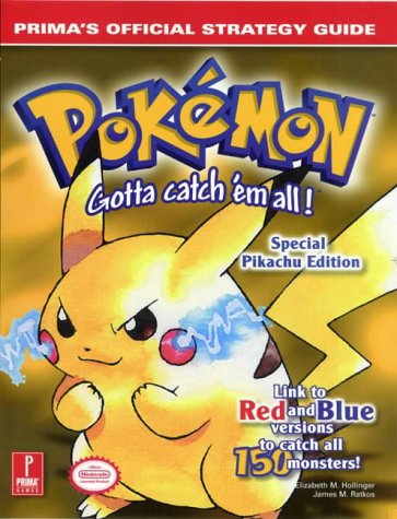 Childrens Toyshop  Books : Pokemon Yellow: Official Strategy Guide (Prima's Official Strategy Guide)