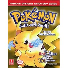 Pokemon Yellow: Official Strategy Guide (Prima's official strategy guide)