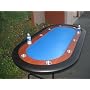 New Blue Race Track Texas Hold'em Poker Table, Tables