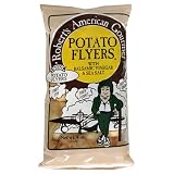 Robert's American Gourmet Balsamic Vinegar and Sea Salt Potato Flyers, 4-Ounces (Pack of 12)
