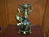 Indian Elephants Themed Candle Holder -- 10