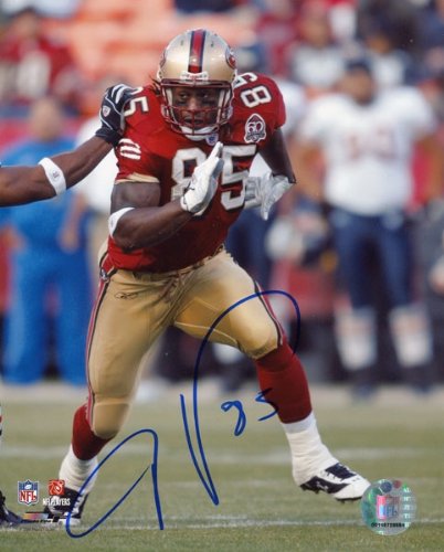 Vernon Davis Autographed/Hand Signed San Francisco 49ers Football 8x10 Photo