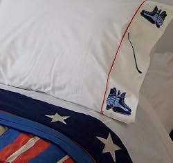 Hockey Twin Size Sheet Set