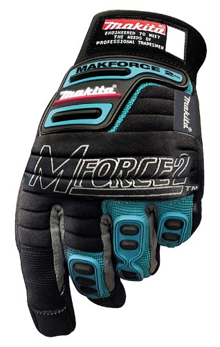 Tools: Makita 845047 A MForce2 Heavy Duty Work Gloves   L