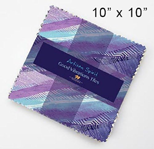 Artisan Spirit Good Vibrations 10" Squares by Deborah Edwards Northcott
