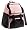 Pink/black