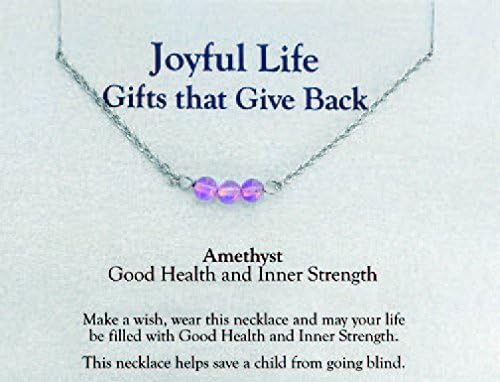Joyful Life Necklace (Amethyst)